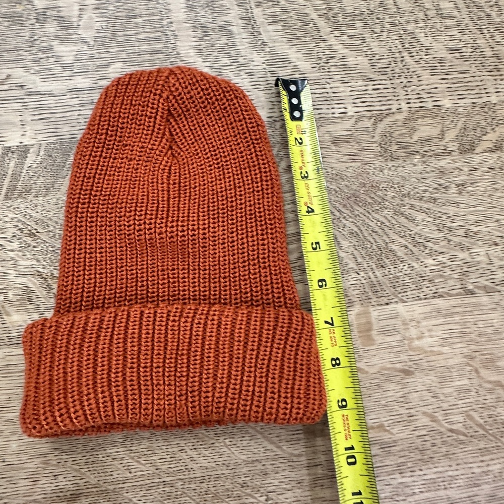 DESO Supply Lumberjack Cuff Repreve Beanie Stocking Hat Rust - Picture 10 of 12